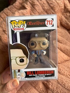 Funko Pop! Movies Bill Lumbergh Vinyl Figure - Blue Shirt, Brown Hair